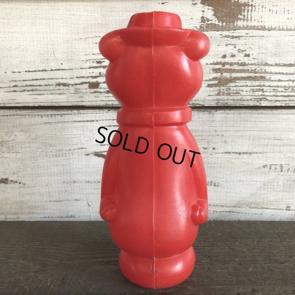 画像4: Vintage Yogi Bear Plastic Doll Red 18cm (S003)