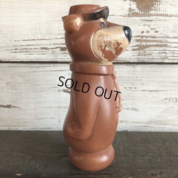 画像5: Vintage Yogi Bear Plastic Doll Brown 18cm (S004)