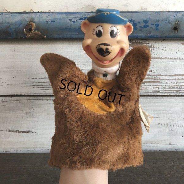 画像1: 【SALE】 Vintage Yogi Bear Hand Puppet Doll 50s Knicker Bocker (J997)