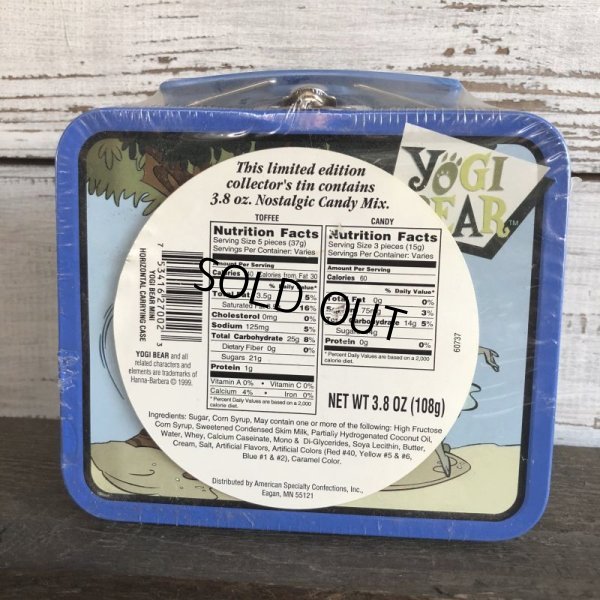画像3: Vintage Yogi Bear Candy Can Lunch Box (J991)
