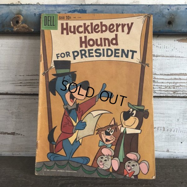 画像1: 60s Vintage Comic Huckleberry Hound For President (S012)