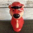 画像6: Vintage Yogi Bear Plastic Doll Red 18cm (S003)