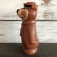 画像3: Vintage Yogi Bear Plastic Doll Brown 18cm (S004)