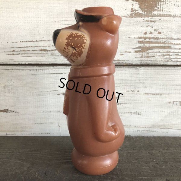 画像3: Vintage Yogi Bear Plastic Doll Brown 18cm (S004)
