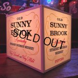 Vintage Old Sunny Brook Whiskey Lighted BAR Sign (S016)