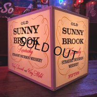Vintage Old Sunny Brook Whiskey Lighted BAR Sign (S016)
