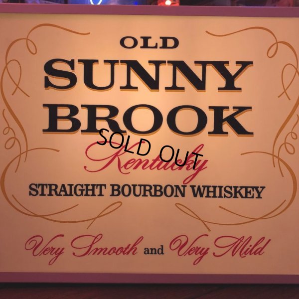 画像3: Vintage Old Sunny Brook Whiskey Lighted BAR Sign (S016)