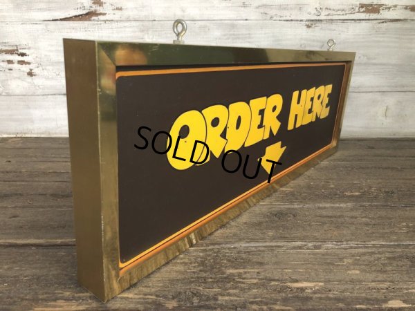 画像6: 70s Vintage Pizza Haven Seattle Restaurant ORDER HERE Sign  (S019)