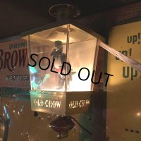 Vintage Old Crow Whiskey Lighted BAR Sign (S017)