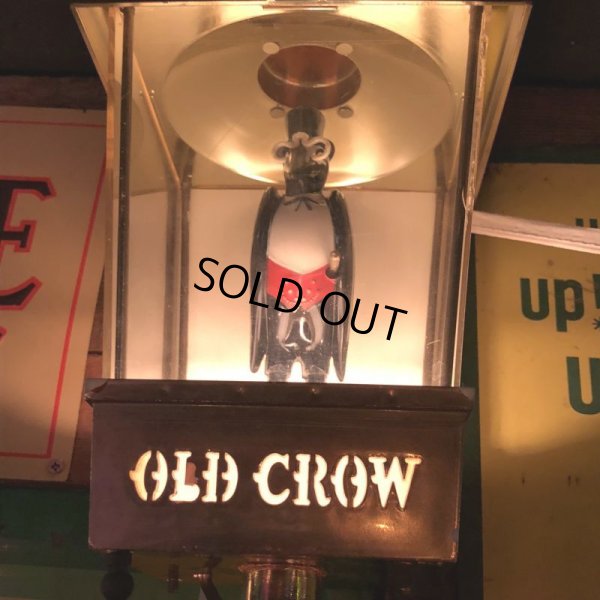 画像2: Vintage Old Crow Whiskey Lighted BAR Sign (S017)