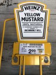 画像6: Vintage Heinz Store Display Metal Shelf Rack Yellow Mustard (S020)