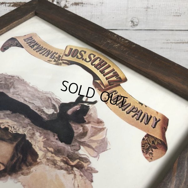 画像3: 70s Joseph Schlitz Brewing Co Milwaukee Lager Beer Sign (S023)