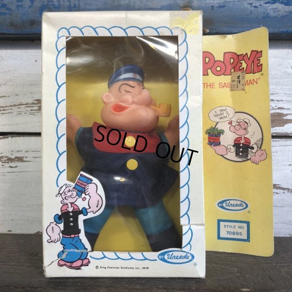 画像2: 70s Vintage Uneeda Popeye Figure (S029)