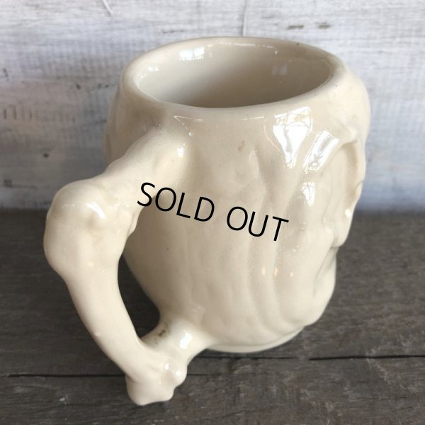 画像4: 50s Vintage Skull Heavy Mug (S032)