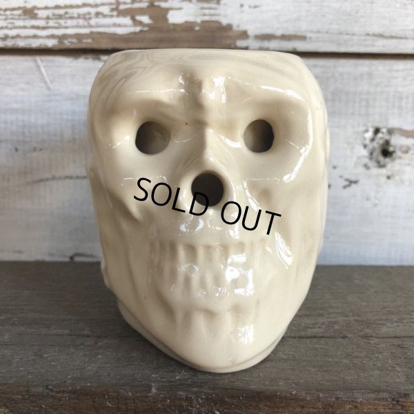 画像1: 50s Vintage Skull Heavy Mug (S032)