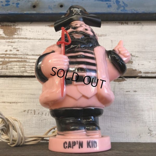 画像9: 50s Vintage CAP'N KID Plastic Bank Lamp (S038)