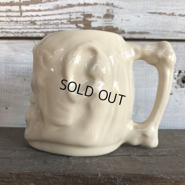 画像3: 50s Vintage Skull Heavy Mug (S032)