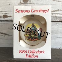 Vintage Campbell Kids Christmas Ball Ornament 1986 (S056)