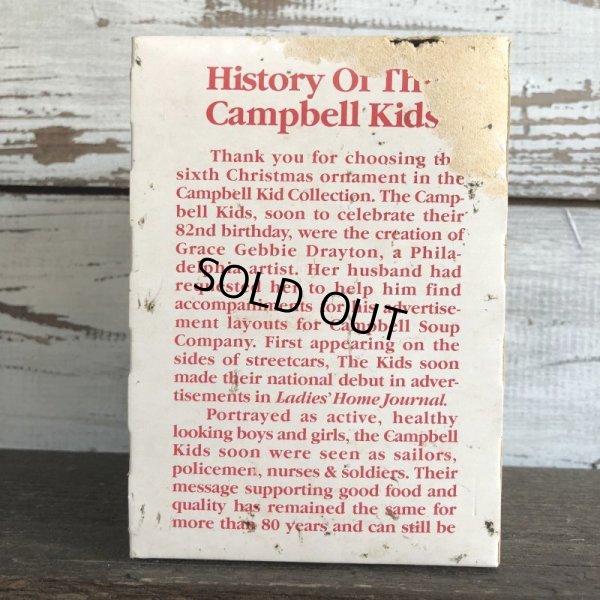画像3: Vintage Campbell Kids Christmas Ball Ornament 1985 (S057) 