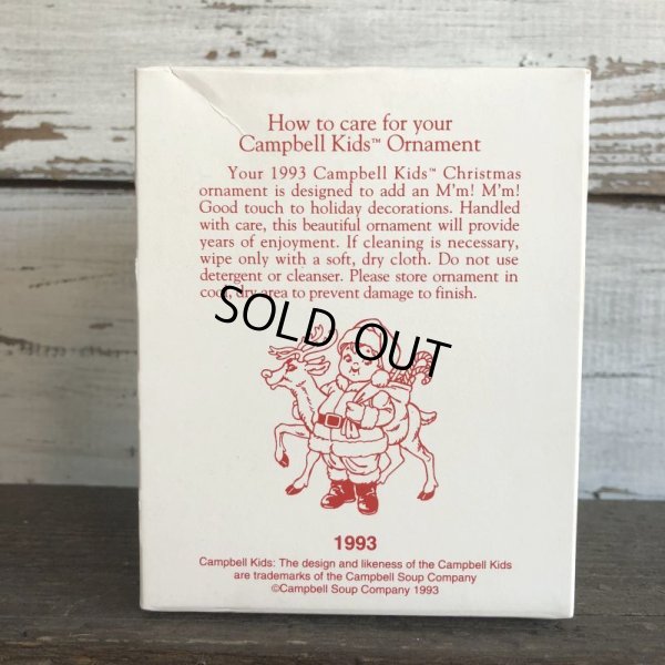 画像3: Vintage Campbell Kids Christmas Ball Ornament 1993 (S049) 