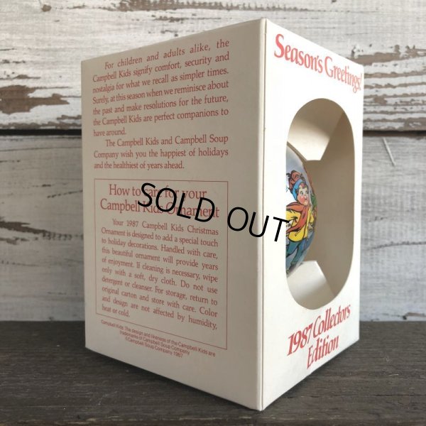 画像4: Vintage Campbell Kids Christmas Ball Ornament 1987 (S055)