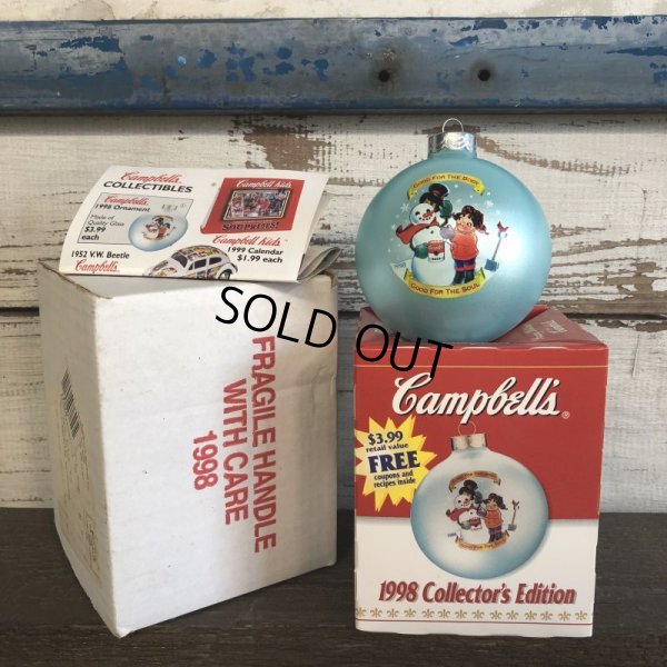 画像1: Vintage Campbell Kids Christmas Ball Ornament 1998 (S044) 