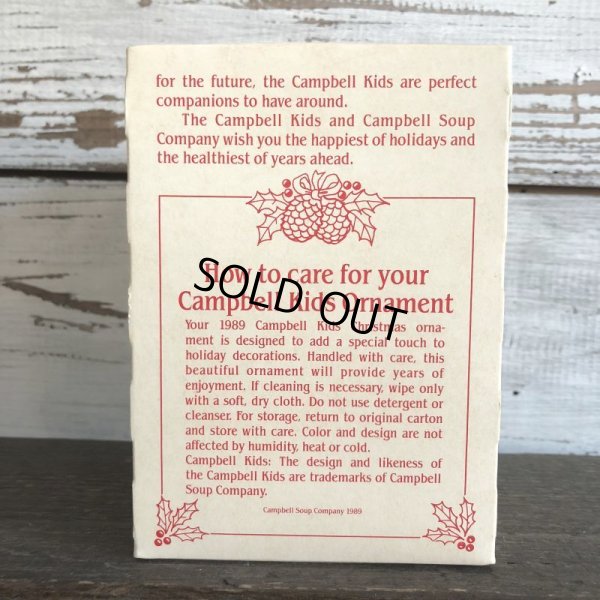 画像4: Vintage Campbell Kids Christmas Ball Ornament 1989 (S053) 