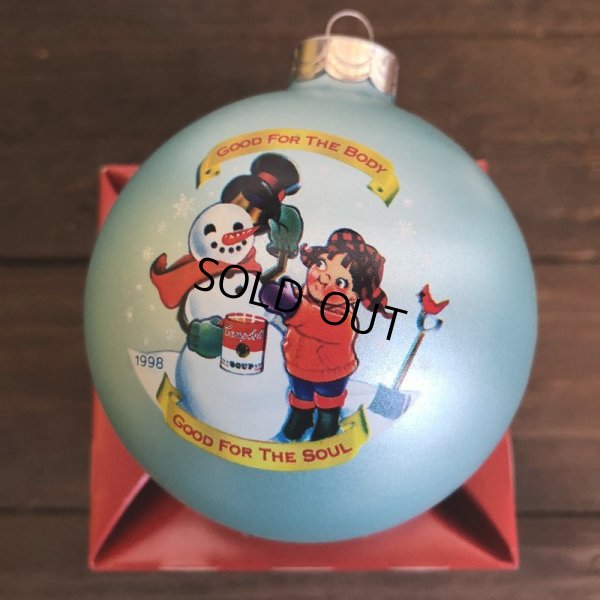 画像6: Vintage Campbell Kids Christmas Ball Ornament 1998 (S044)