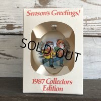 Vintage Campbell Kids Christmas Ball Ornament 1987 (S055) 