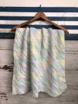 画像1: Vintage U.S.A Baby Knit Blanket Rug 70x70 cm (S076)  (1)