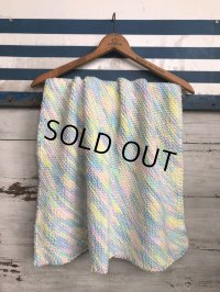 Vintage U.S.A Baby Knit Blanket Rug 70x70 cm (S076) 