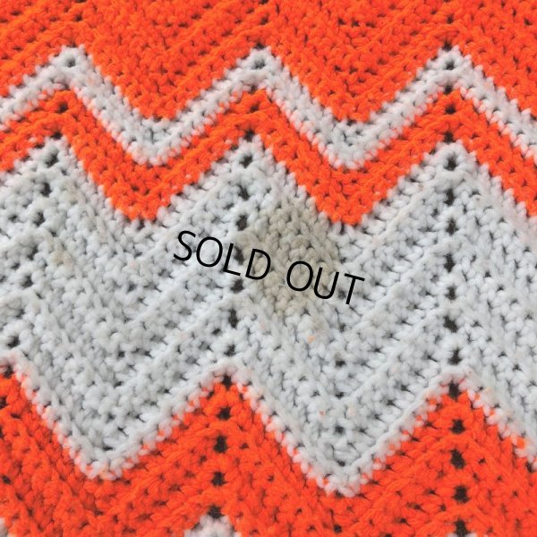 画像5: Vintage U.S.A Knit Blanket Rug 190x135 cm (S068) 