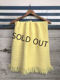 Vintage U.S.A Baby Knit Blanket Rug 110x56 cm (S077) 