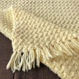 画像3: Vintage U.S.A Baby Knit Blanket Rug 110x56 cm (S077)  (3)