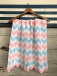 画像1: Vintage U.S.A Baby Knit Blanket Rug 73x98 cm (S073)  (1)