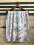 画像1: Vintage U.S.A Baby Knit Blanket Rug 100x90 cm (S071)  (1)