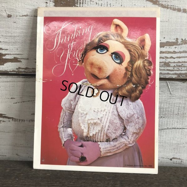 画像1: 80s Vintage Muppets Miss Piggy Notepad (S088)