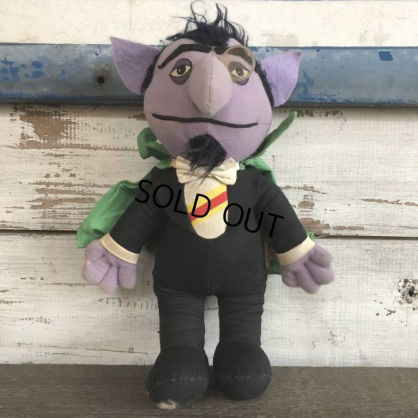 画像1: 70s Knickerbocker COUNT VON COUNT Talking Plush Doll (S094)