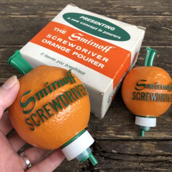 画像9: 50s Vintage SMIRNOFF Dispenser Pourer Bottle Topper M.I.B (S096)