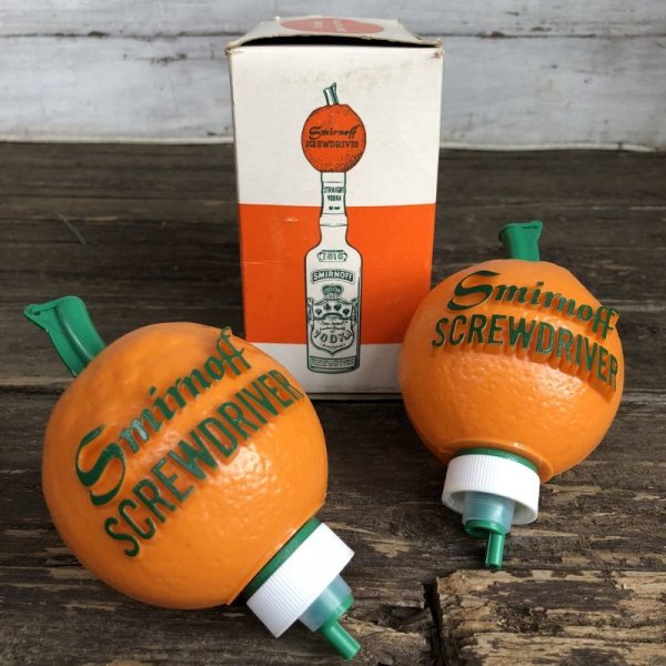 画像10: 50s Vintage SMIRNOFF Dispenser Pourer Bottle Topper M.I.B (S096)