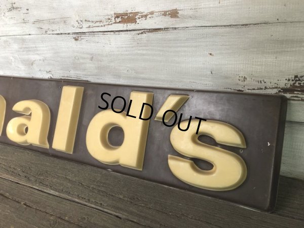 画像7: Vintage U.S.A McDonald's Restaurant Sign 165cm (S097)