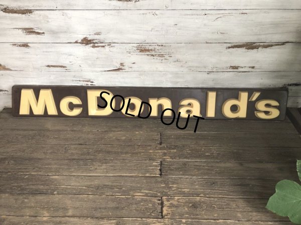 画像1: Vintage U.S.A McDonald's Restaurant Sign 165cm (S097)