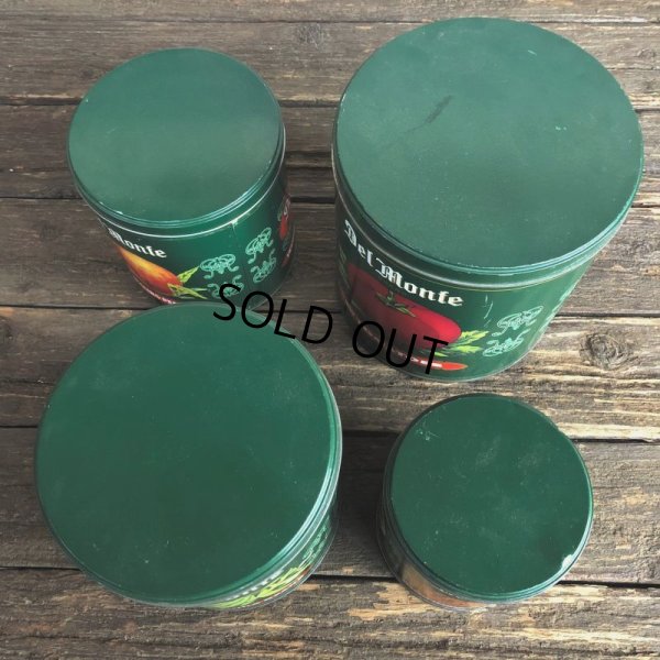 画像5: Vintage Del Monte Tin Canister Set of 4 (S101)