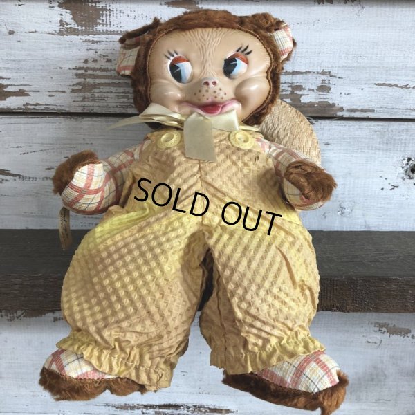 画像7: Vintage Gund Famer Bear Rubber Face Doll (S100)