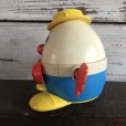 画像4: Vintage Fisher Price Humpty Dumpty Pull Toy Yellow (S102)