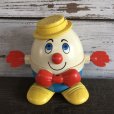 画像1: Vintage Fisher Price Humpty Dumpty Pull Toy Yellow (S102) (1)