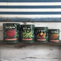 Vintage Del Monte Tin Canister Set of 4 (S101)