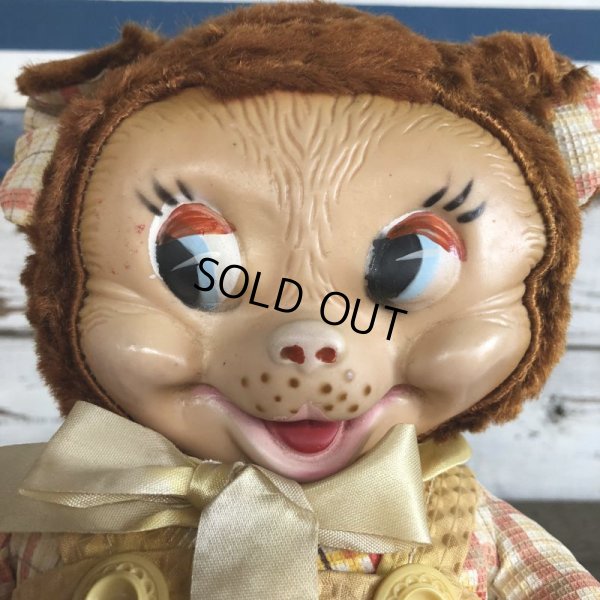 画像10: Vintage Gund Famer Bear Rubber Face Doll (S100)