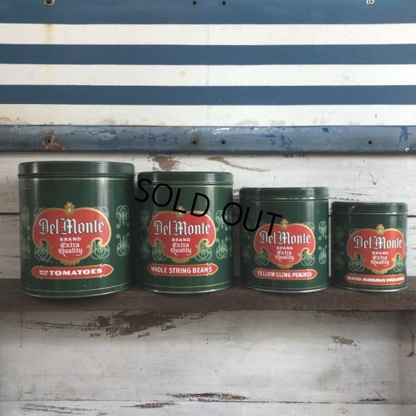 画像2: Vintage Del Monte Tin Canister Set of 4 (S101)