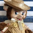 画像9: Vintage Gund Famer Bear Rubber Face Doll (S100)